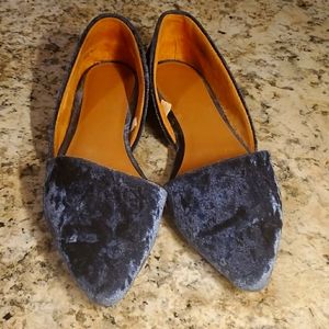 Super cute blue suede shoes
